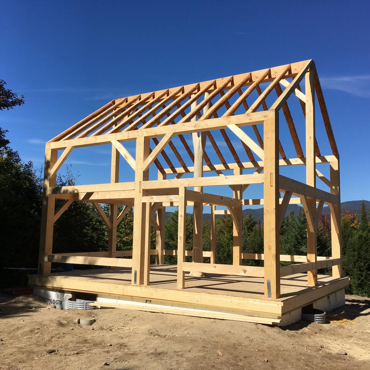 Timber Frame Adirondacks Camp 